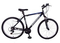 Ammaco. Crossfell 26" Wheel Mens Mountain Bike 23" XL Frame Alloy Front Suspension 21 Speed Black