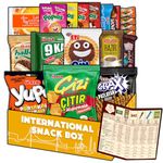 International Exotic Snack Box Variety Pack, 15 Premium Foreign Rare Snack Food Gifts to Try, Mystery Box of Snacks, Full Size European Snacks Variety Pack for Adults and Kids