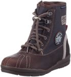 Tommy Hilfiger FB8FB01366 MILO 2 Boys' Boots, Beige Lt Taupe Dark Brown, 28 EU