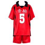 XIAMUSZ Kozume Kenma Cosplay Jersey Volleyball Uniform Shorts Shirt (M, No.5)