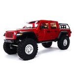 Axial RC Truck 1/10 SCX10 III Jeep JT Gladiator Rock Crawler with Portals RTR (Batteries and Charger Not Included), Red, AXI03006BT2