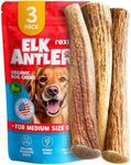 REXIPETS Medium Elk Antlers for Dog