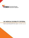 UK Medical Eligibility for Contraceptive Use 2016