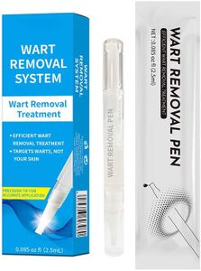 Fast Acting Skin Tag Remover for Face & Body - Mole Remover with Precise Brush, Wart Removal Targets for Corns, Flat, Plantar & Common Warts, Gentle Formula, Travel Size (0.085 FL OZ)