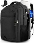 Z-MGKISS Large Laptop Backpack, 17 Inch Laptop Backpack, TSA Approved Travel Backpack for Men Women, 42L Anti Theft Computer Rucksack College School Bag, Black