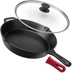 Cast Iron Skillet with Lid - 12"-In