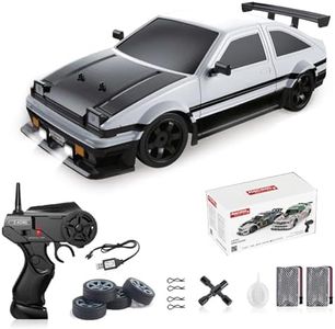 Goolsky Remote Control Car, RC Drift Car Racing Car 1:16 Scale 2.4G Remote Control Drift Car High Speed 4WD Racing Car Toy Car with LED Lights Spray Function