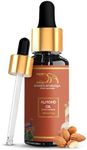 Dharti Ayurveda Almond Essential Oil With Dropper - 100% Pure Natural Undiluted And Plant Based - Premium Grade Aromatherapy For Skin & Hair Care, and Massage - 30ml