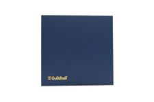 Exacompta - Ref 51/7-14Z - Guildhall - Account Book, 298 x 305mm, 7 Debit & 14 Credit Columns, 80 Pages of 95gsm Ledger Quality Paper, Hardback Blue Vinyl Cover, Traditionally Sewn