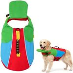 Dog Life Jacket with Chin Float, 2026 Premium Front Float Dog Life Jacket with Chin Support for Pool Boating Pet Supplies, Dog Life Jackets with Head Support for French Bulldog XS to XXL (A, X-Large)