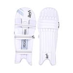 KOOKABURRA Unisex Ghost 3.1 Batting cricket pads, White, Adult Right Hand UK