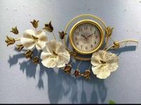 Mokshith Wall Clock, Metal Decorative Wall Clocks,Silent Non-Ticking Quality Quartz Wall Clock Battery Operated,Large Wall Clock for Living Room Kitchen Home Bathroom Bedroom Wall Decor (MO-03)