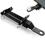 VONLX Golf Cart Trailer Hitch with 2" Receiver Golf Cart Rear Seat Rear Hitch for Step on Back Compatible with Footrest-Club Car, EZGO, Yamaha