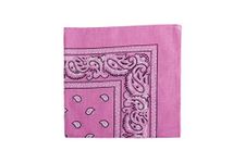 Macahel Cotton Paisley Design Bandana (Pink)