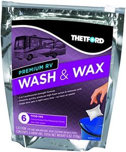 Thetford Premium RV Wash & Wax Toss-Ins 96008, Pack of 6