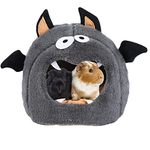 Vehomy Guinea Pig Bed Bunny Rabbit Cave Bed Hideout Cage Accessorie Small Pet Warm Cute Bat House Bed for Guinea Pigs Hamsters Ferrets Dwarf Rabbits Rats Hedgehogs Chinchilla