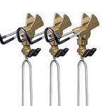 GOLDEAL Rod Holders for Bank Fishing,Bank Fishing Rod Rack Stand,Fishing Pole Holder for Beach,360 Degree Adjustable,Catfishing Equipment.(3 Pack)