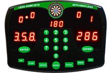 Thomas & Anca Club Supplies Ltd Darts Deluxe Electronic Dart Scorer Electronic Scoreboard For Dart Lovers Xmas Gift Dart Players Man Cave Gift Xmas Gift Present for him