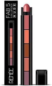 RENEE FAB 5 Matte Finish 5 in 1 Lipstick 7.5G (FAB 5 NUDE)