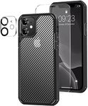 Amizee Compatible with iPhone 11 Case [Military Grade Protection] with Screen Protector and Camera Lens Protector Anti-Scratch Protective Cover Slim Phone Case