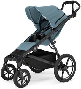 Thule Urban Glide 4-Wheel Single Child All-Terrain Stroller, Full-Suspension System, Air-Filled Tires, Upright seat with Adjustable Recline and Built-in Leg Rest, Baby Stroller