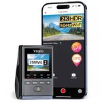 VIOFO Dash Cam Front A119 Mini 2, STARVIS 2 Sensor, 2K 60fps/HDR 30fps Voice Control Car Dash Camera with 5GHz Wi-Fi GPS, Night Vision 2.0, 24H Parking Mode, Supercapacitor (SD Card Not Included)