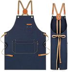 RockyToy Chef Apron with Cross Back