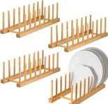 Moslyn 4 Pack Bamboo Dish Rack Plat