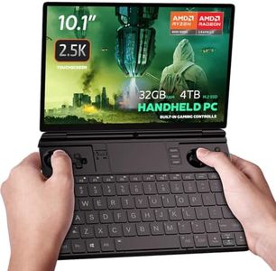 GPD Win MAX 2 2025 Handheld Gaming PC with AMD Ryzen 7 8840U, Radeon 780M GPU, 32GB RAM, 4TB SSD, OcuLink, 10.1" IPS Display, Gaming Controls, Keyboard and touchpad
