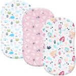 PHF 3 Pack Soft Bassinet Sheets, Me