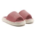 Slipper for Women Winter Flip Flop Cross Band Soft Wool Indoor Slides Girls Faux Fur Cozy Carpet Spa Home Slippers for Bedroom Sandals (Pink,5Uk)