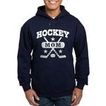 CafePress Hockey Mom Hoodie (Dark) Men's Dark Hooded Sweatshirt Hoodie Navy