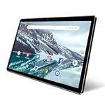 PRITOM 10 inch Tablet - Android 13 Tablets with 4GB(+2GB Expand) RAM, 64GB ROM, 512GB Expand, Quad-Core, HD IPS Screen, Bluetooth, Wi-Fi Tablet (Black)