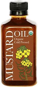 Daana Mustard Oil: CERTIFIED USDA ORGANIC, EXTRA VIRGIN, COLD PRESSED (12 oz)