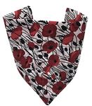 Poppy Themed Slide on Dog Collar Bandana (S-M)