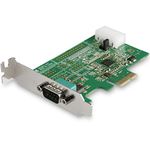 StarTech.com 1-Port PCI Express RS232 Serial Adapter Card - PCIe RS232 Serial Host Controller Card - PCIe to Serial DB9-16950 UART - Low Profile Expansion Card - Windows & Linux (PEX1S953LP)