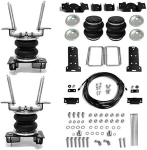 MILLISEC Rear Air Spring Bags Suspension Kit Compatible with 2019-2023 Chevy Silverado and GMC Sierra 1500 4WD & RWD Pickups 5000 lbs Load Leveling Capacity Replaces# 57288