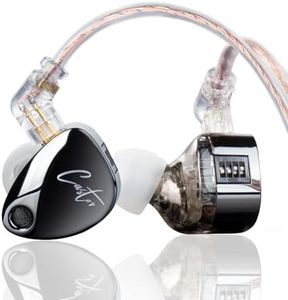 keephifi Kz Castor In Ear Monitor Headphones, Hifi Improved Bass In-Ear Earphone Sound Tuning Noise Isolating Iem, Dual-Dynamic Driver Wired Earbuds, 2Pin-C Detachable Cable