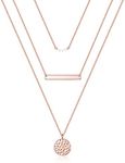 Turandoss Rose Gold Necklace for Wo