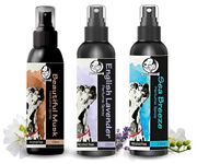 Foodie Puppies 3in1 Combo Gift Pack Perfume for Dogs and Puppies - 200ml Each | Beautiful Musk + Sea Breeze + English Lavender | Extract of Lavender and Aloe-Vera | Daily use, Safe Deodorizer Perfume