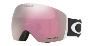 Oakley Men's Flight Deck Snow Goggles, Matte Black, Prizm Hi Pink, Large