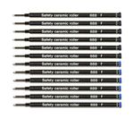 Pack of 12 - Schmidt 888 F Safety Ceramic Rollerball Refill Black/Blue Ink Fine Tip