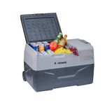 Rockwell 27Ltr Car Cooler/Freezer, Portable Fridge for Outdoor Adventures, 5 Year Warranty, 240V AC Power Cord & 12V Car Adapter (RMC30S, Grey)
