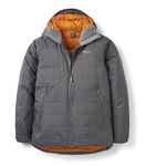 Rab Men's Valiance Down Jacket - Waterproof Windproof Warm Down Coat for Climbing & Mountaineering - Graphene - X-Large