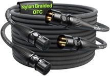 XLR Cables 10ft 2 Pack, Gold Plated