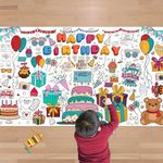 OHOME Birthday Giant Coloring Table