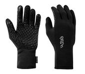 Rab Power Stretch Contact Grip Glove Black X-Large, Black