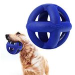 Tuff Pupper SuperChewy Tough Dog Cage Ball Toy, Strong Natural Rubber, Great Dog Fetch Toy, Chew Toy for Dogs, Ultra Durable Chew Toy for Aggressive Chewers, For Large Breeds