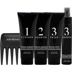 Jon Renau Human Hair Wig Care Travel Kit, 5 Piece Set (Luxury Shampoo, Luxury Conditioner, Treatment Mist, Blow Dry Balm, Wide Tooth Comb)