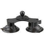 RAM Mounts Twist-Lock Dual Suction Cup Base with Ball RAM-B-189B-202U with B Size 1" Ball